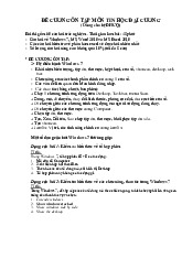 Đề cương ôn thi môn THĐC / Trường Đại học Kinh tế - Tài chính thành phố Hồ Chí Minh