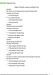 Trắc nghiệm Chương 1 - Kinh tế vi mô | Trường Đại học Mở Thành phố Hồ Chí Minh