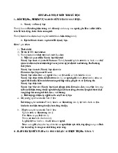 Đề cương môn Tâm lý học đại cương - Trường Đại học lao động -  xã hội.