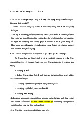 Đề cương môn kinh tế chính trị- Trường Đại học bách khoa - Đại học đà nẵng.