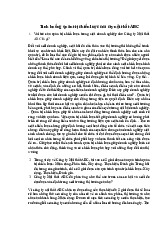 Tình huống quản trị chiến lược của cty nội thất ABC Môn quản trị học - Đại Học Kinh Tế - Đại học Đà Nẵng