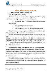 Lý thuyết hàm số một biến số | Môn toán cao cấp