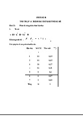 Giải bài tập và Phân tích dữ liệu Thống kê | Thống kê trong kinh tế và kinh doanh | Trường Đại học Kinh tế Quốc dân