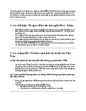 Đề cương môn chủ nghĩa xã hội – khoa học  Trường Đại học bách khoa - Đại học đà nẵng.
