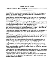 Chủ đề thuyết trình môn Tư tưởng Hồ Chí Minh | Trường đại học Mở Hà Nội