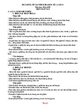 Đề Cương Ôn Tập Cuối Học Kỳ 1 Ngữ Văn 10 Kết Nối Tri Thức 2024-2025