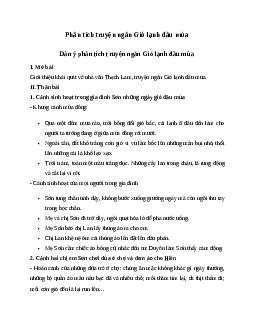 Văn mẫu lớp 6: Phân tích truyện ngắn Gió lạnh đầu mùa của Thạch Lam | Kết nối tri thức