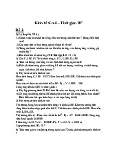 Đề thi tham khảo môn Kinh tế vĩ mô | Trường Đại học Bách Khoa Hà Nội