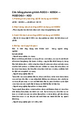 Cân bằng phương trình Al2O3 + H2SO4 → Al2(SO4)3 + H2O