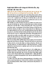 Nghị luận Giữa một vùng sỏi đá khô cằn, cây hoa dại vẫn mọc lên ..