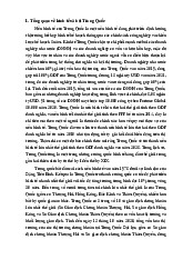 Tình hình Kinh tế Trung Quốc | Môn Thương mại quốc tế - Đại học Kinh Tế Quốc Dân