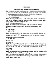 Đường trung bình trong tam giác, hình thang - Hình học 8