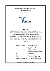 PHÂN TÍCH MÔI TRƯỜNG VI MÔ VÀ VĨ MÔ CỦA CÔNG TY CỔ PHẦN SỮA VIỆT NAM