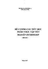 Đề Cương Chi Tiết Học Phần Thực Tập Tốt Nghiệp Internship - Tiếng anh Nâng cao 1 | Đại học Mở Thành phố Hồ Chí Minh