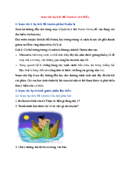 Soạn bài Sự tích Hồ Gươm | Ngữ Văn 6 Cánh Diều