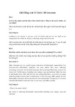 Giải Tiếng Anh 11 Unit 2: 2B Grammar | Friends Global