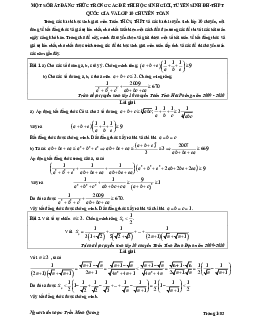 Tuyển tập 300 bài toán bất đẳng thức chọn lọc có lời giải chi tiết