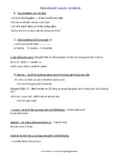 Tổng hợp ngữ pháp thi vào lớp 10 phần 2/ Trường Đại học Ngoại ngữ- Đại học Quốc gia Hà Nội