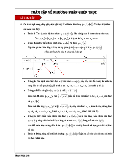 Toàn tập về phương pháp ghép trục Toán 12