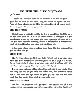 Bài thuyết trình mô hình nhà nước Việt Nam | Trường Đại học Kinh tế – Luật