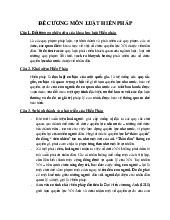 Đề cương môn Luật hiến pháp | Trường Đại học Luật, Đại học Quốc gia Hà Nội