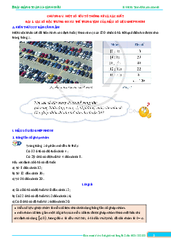 Lý thuyết và bài tập Thống kê – Trần Sĩ Tùng