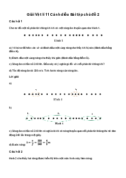 Giải Vật lí 11 Bài tập chủ đề 2 | Cánh diều