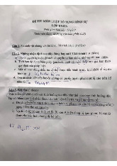 Đề thi cuối kỳ học phần Luật tố tụng hình sự năm 2024 - 2025 | Đại học Luật Thành phố Hồ Chí Minh