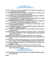 Câu hỏi thi vấn đáp Triết học Mác-Lênin | Đại học Nội Vụ Hà Nội