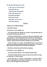 PHÂN LOẠI KHU DU LỊCH