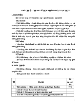 Giáo trình Giáo dục học đại cương - Giáo dục học | Trường Đại học Thủ đô Hà Nội