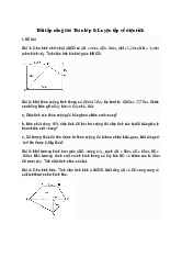 Bài tập nâng cao Toán lớp 5: Luyện tập về diện tích