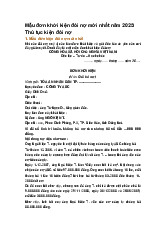 Mẫu đơn khởi kiện đòi nợ mới nhất năm 2025: Thủ tục kiện đòi nợ