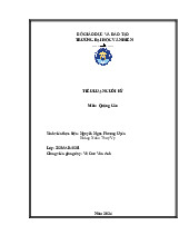 Tiểu luận cuối kỳ môn QC: Phân tích thương hiệu L’Oréal tại Việt Nam | Đại học Văn Lang