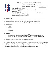 Đề thi cuối kỳ học phần Toán cao cấp 2 năm 2024 - 2025 | Đại học ngân hàng Thành phố Hồ Chí Minh