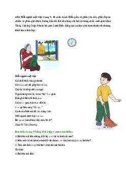 Giải SGK môn Giải Mỗi người một việc trang 9, 10 sách Cánh Diều