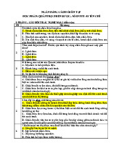 Tài liệu trắc nghiệm - quản trị chiến lược