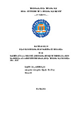 Nghiên cứu các nhân tố ảnh hưởng đến quyết định của sinh viên về việc chọn ngành học của sinh viên trường Đại học Thương mại trong năm học 2024-2025 | Bài thảo luận Phương pháp nghiên cứu khoa học