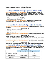 Soạn bài Gặp lá cơm nếp Ngắn nhất - Ngữ văn 7