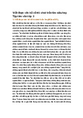 Viết đoạn văn kể về trò chơi trốn tìm siêu hay Tập làm văn lớp 3