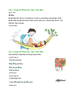 Giải SGK môn Tiếng việt 2 - Bài 16: Nghe - viết: Bé Hoa (6)| Cánh Diều