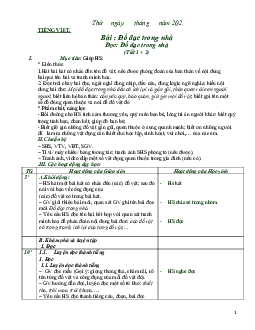 Giáo án Tiếng Việt 2 sách Chân trời sáng tạo Học kì 1| Tuần 11