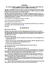 Quy định chi tiết về việc thi hành Luật hải   môn Luật kinh tế 1  | Trường đại học kinh doanh và công nghệ Hà Nội