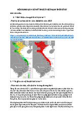 Nội dung Lịch sử Mỹ thuật VN thời Lê sơ (LSMT VN) - Nhóm 6 | Đại học Văn Lang