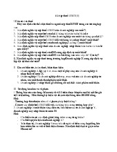 Bài tập thuế GTGT | Trường Đại học Luật - Đại học Quốc gia Hà Nội