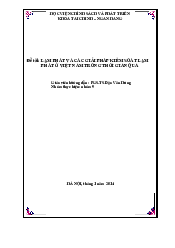 Lạm phát ở Việt Nam - Tài chính tiền tệ | Học viện Chính sách và Phát triển