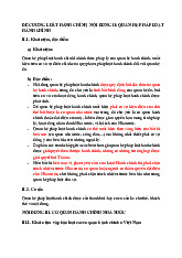 Đề cương Quan hệ Pháp luật Hành chính | Trường Đại học Luật, Đại học Quốc gia Hà Nội