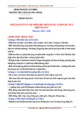 Ôn tập cuối học kì 1 Toán 8 năm 2025 – 2026 trường THCS Hoàng Hoa Thám – TP HCM