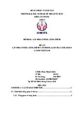 Cấp thoát nước công trình văn phòng làm việc công đoàn cao su Việt Nam | Môn Đồ án cấp thoát nước - Đại học Xây Dựng Hà Nội
