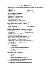 Test chương 1 môn Kinh tế học | Đại học Kinh tế Thành phố Hồ Chí Minh